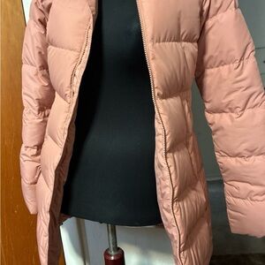 The North Face Pink Puffer Jacket Quilted Insulated